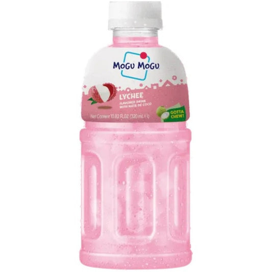 Bebida de Lichia com Nata de Coco 320ml Mogu Mogu