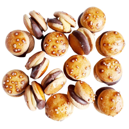 Biscoito Burguer com Recheio de Chocolate 66g Bourbon