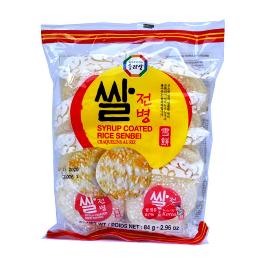 Biscoito de Arroz Senbei Doce 84g
