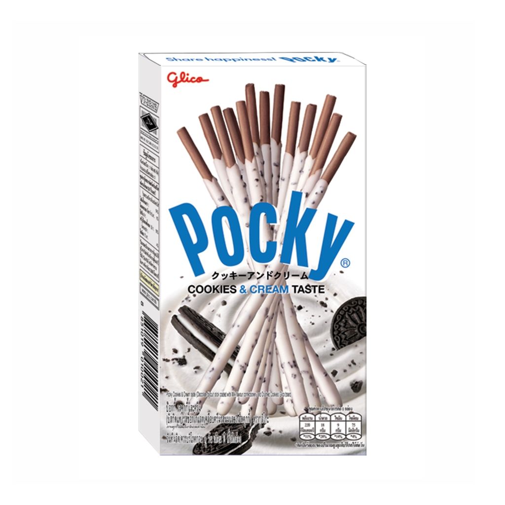 Biscoito Pocky Cookies e Cream 45g