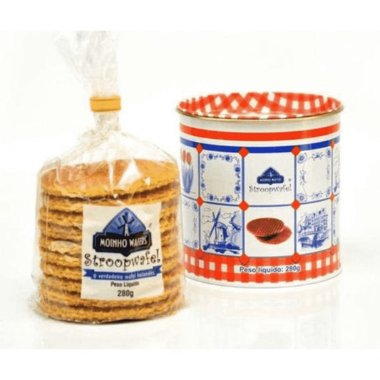 Biscoito Stroopwafel Lata 280g