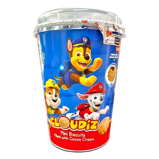 Biscoitos Recheados com Creme de Cacau Patrulha Canina 125g Cloudiz