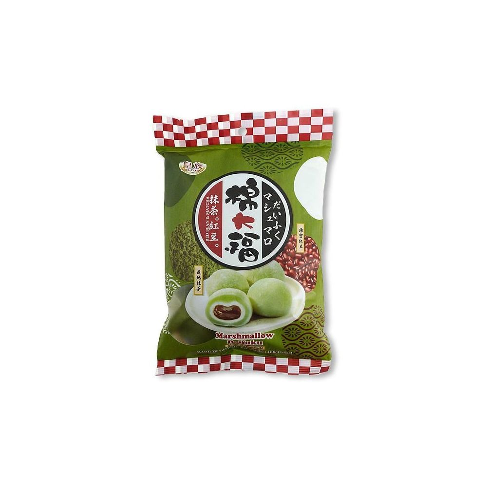 Bolinho de Arroz Moti com Recheio de Feijão Azuki e Chá Verde Matcha 120g