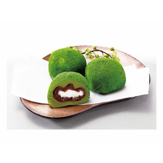 Bolinho de Arroz Moti com Recheio de Feijão Azuki e Chá Verde Matcha 120g