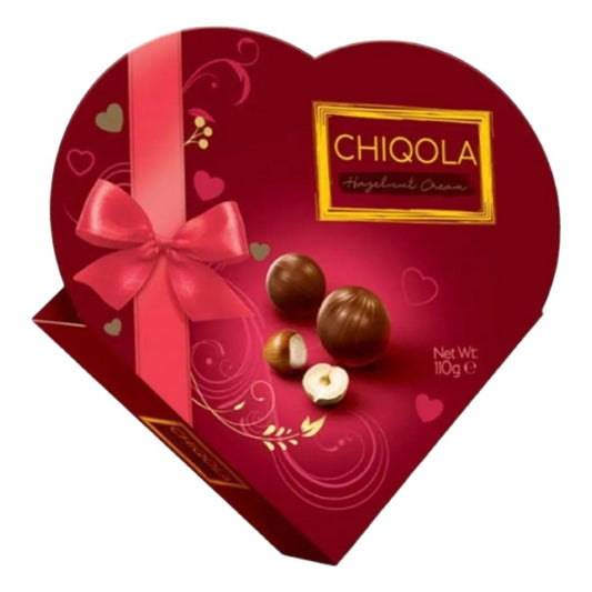 Bombons com Recheio de Creme de Avelã Hazelnut Cream 110g Chiqola