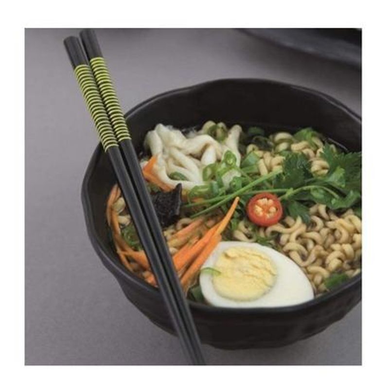 Bowl Nihon Melamina Preto 15,6x8,2cm