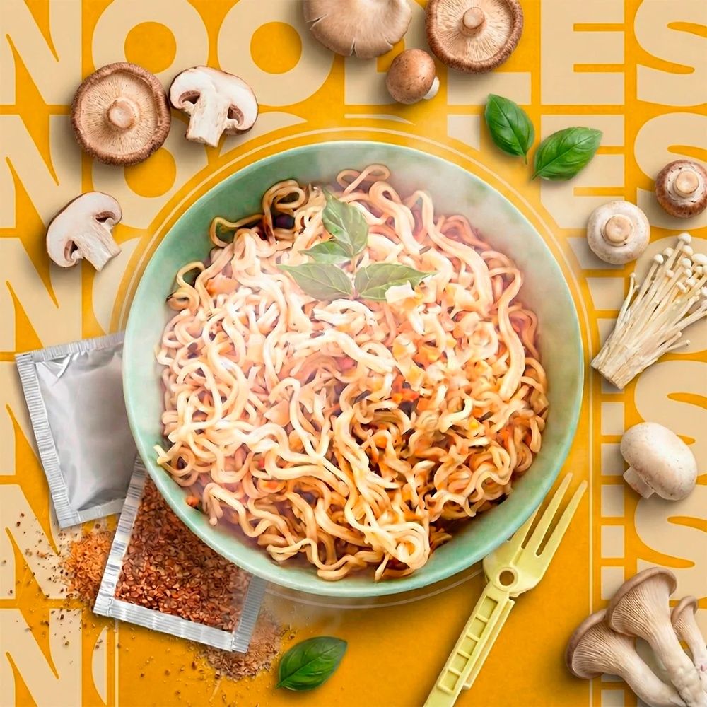 Konjac Instantâneo Sabor Cogumelo 69g Konjac Massa MF