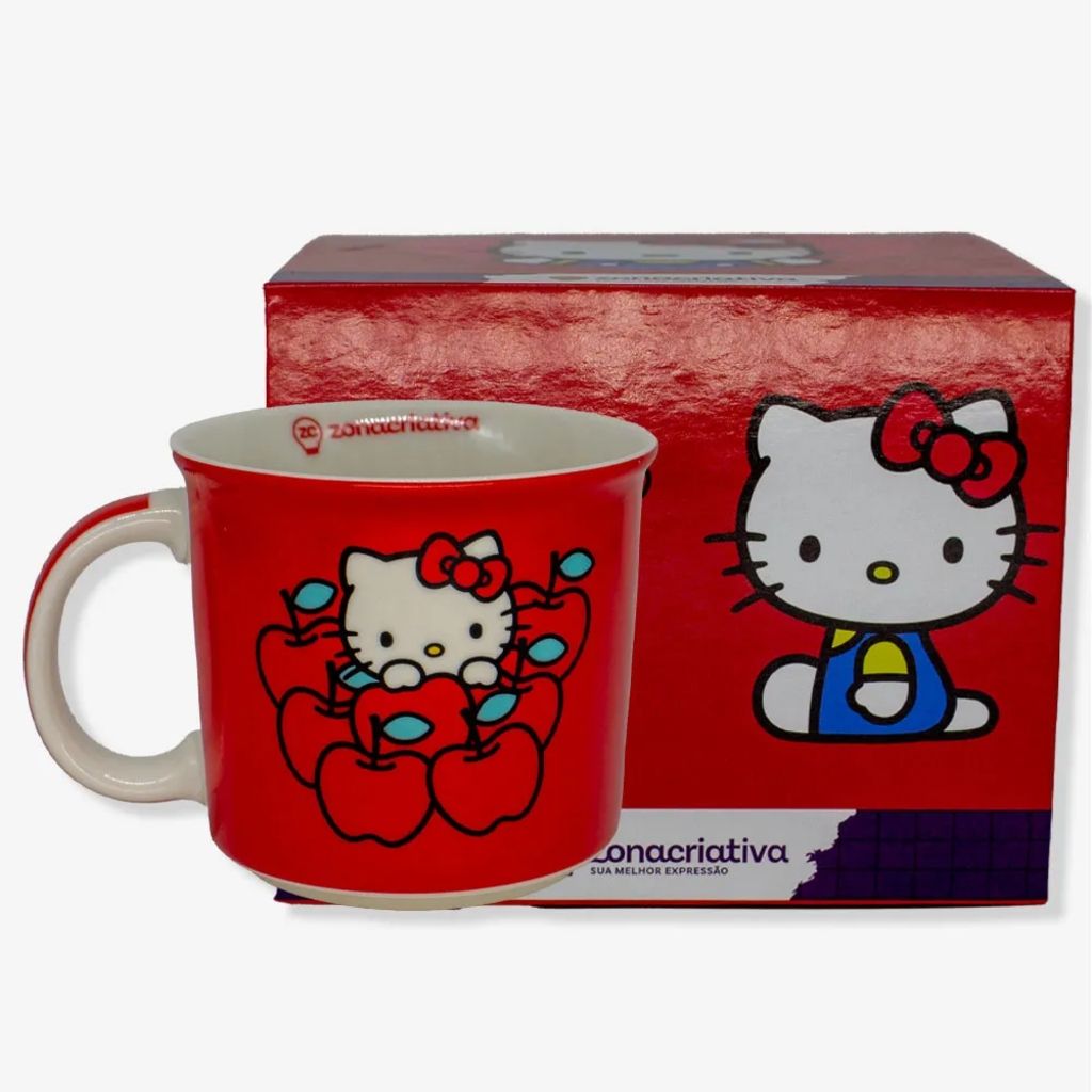 Caneca Hello Kitty 350ml Zona Criativa