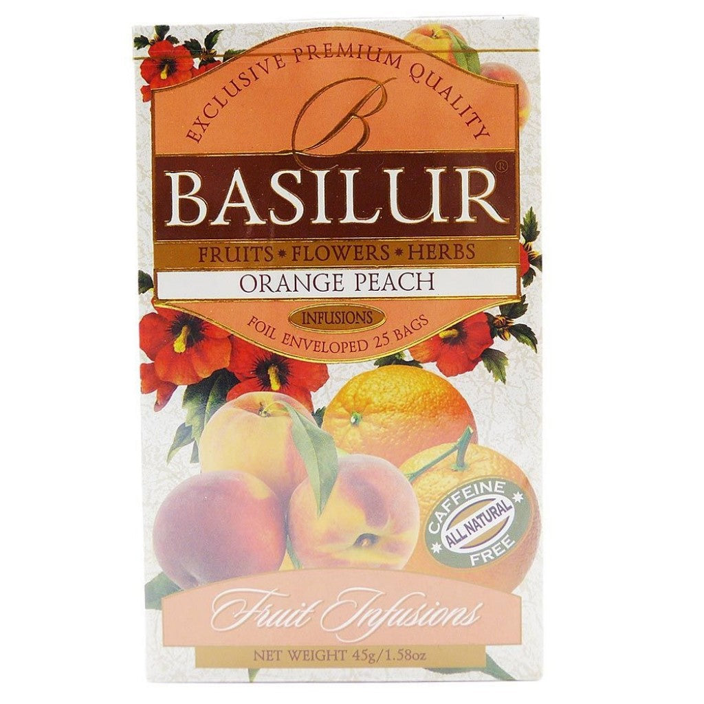 Chá de Frutas Laranja e Pêssego 45g Basilur
