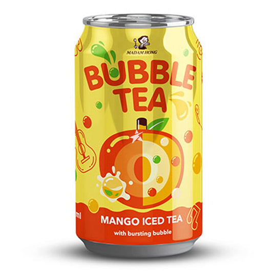 Chá de Manga Iced Bubble Tea Mango 320ml Madam Hong
