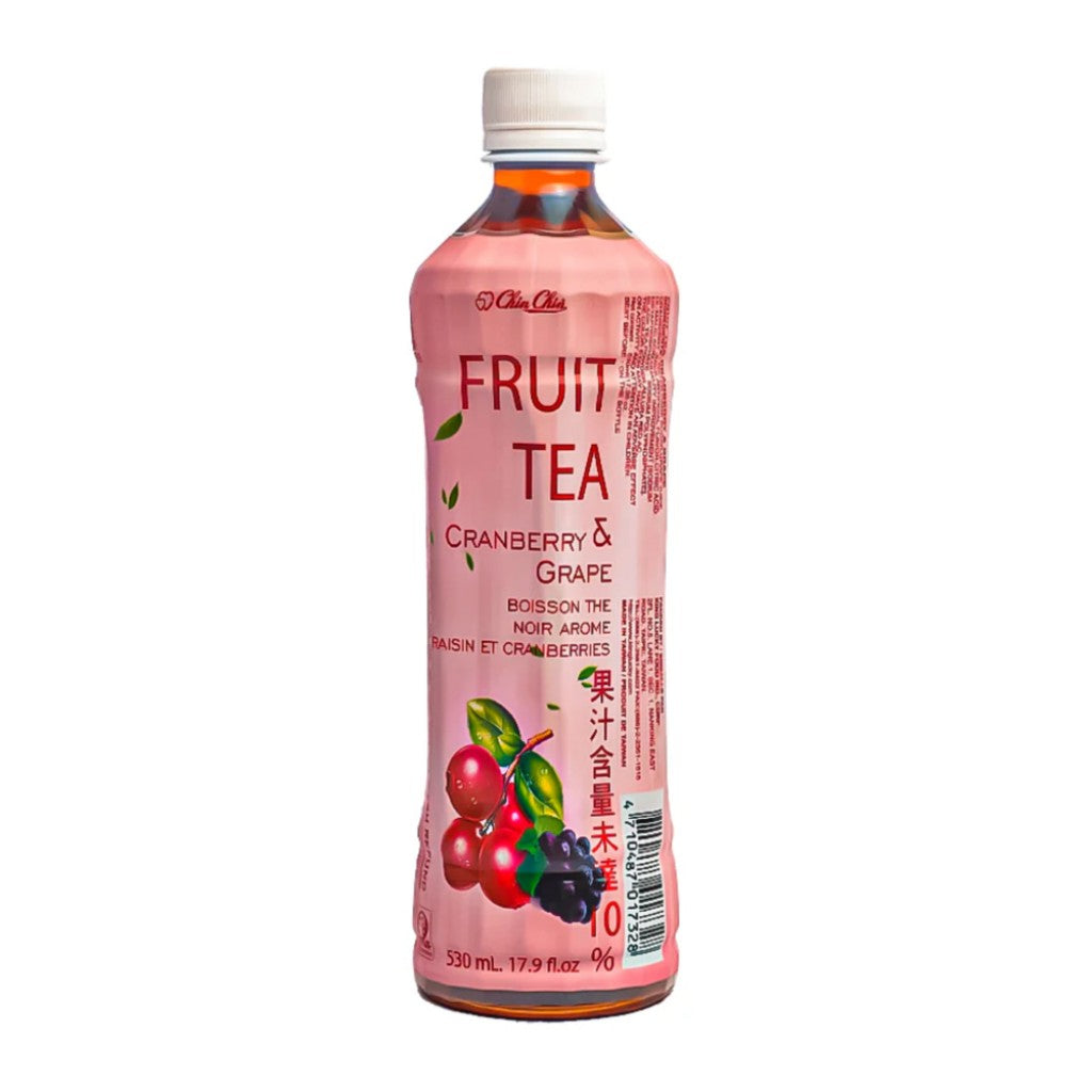 Chá de Frutas com Cranberry e Uva 530ml Chin Chin