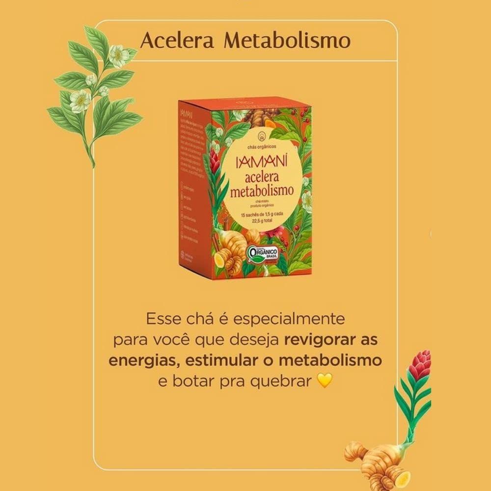 CHA ORGANICO ACELERA METABOLISMO 22G