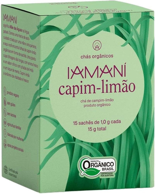 Cha Organico Capim Limao 15g