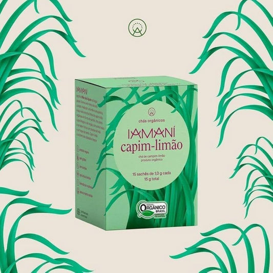 Cha Organico Capim Limao 15g