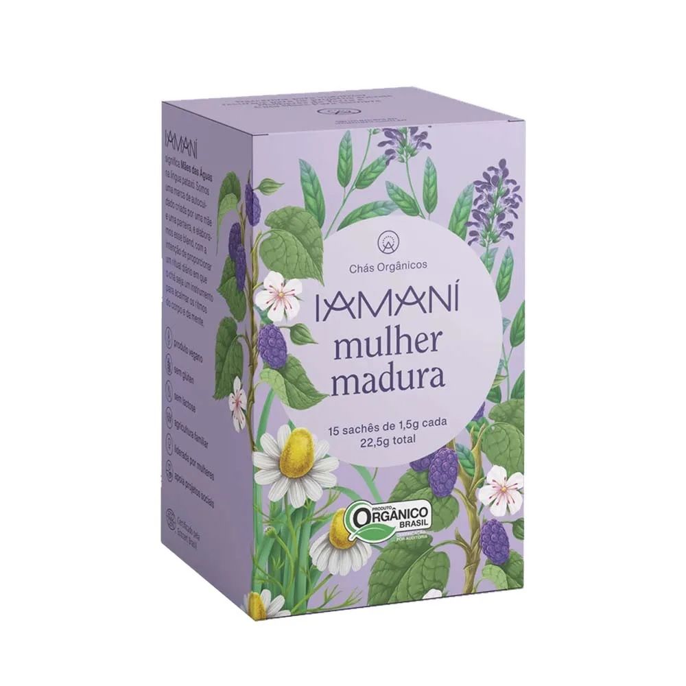 Chá Orgânico Mulher Madura 22g Iamani