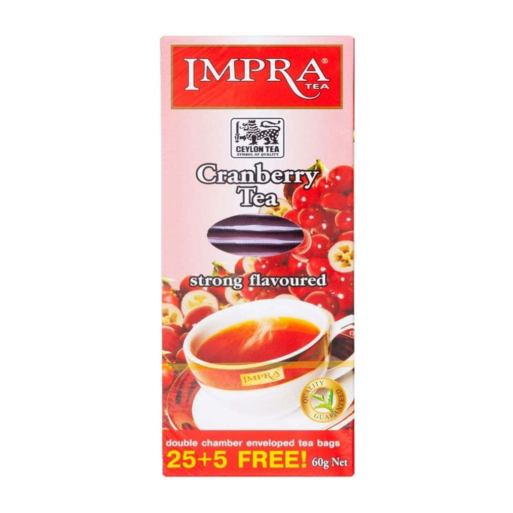 Chá Preto de Cranberry 60g Impra Tea