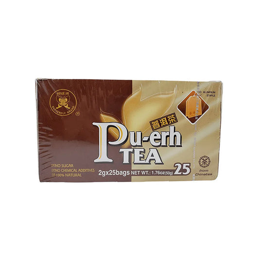 Chá Pu Erh Pt511 Teabags com 25 Sachês 50g Fujian