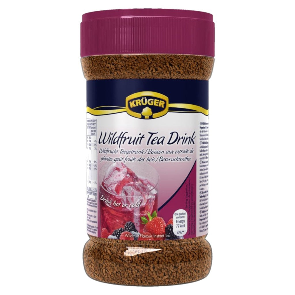 Chá Solúvel de Chá Preto e Hibisco 400g Krüger