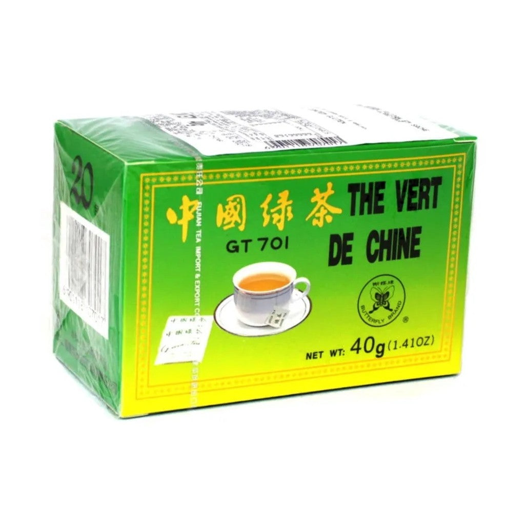 Chá Verde 20 Sachês 40g Fujian