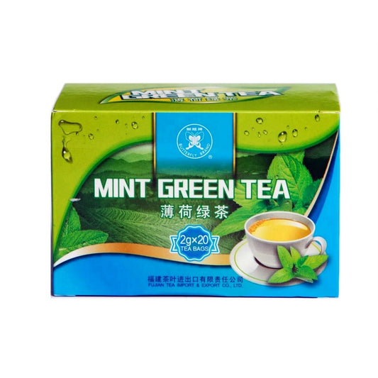 Chá Verde com Aroma de Hortelã com 20 Sachês 40g Fujian