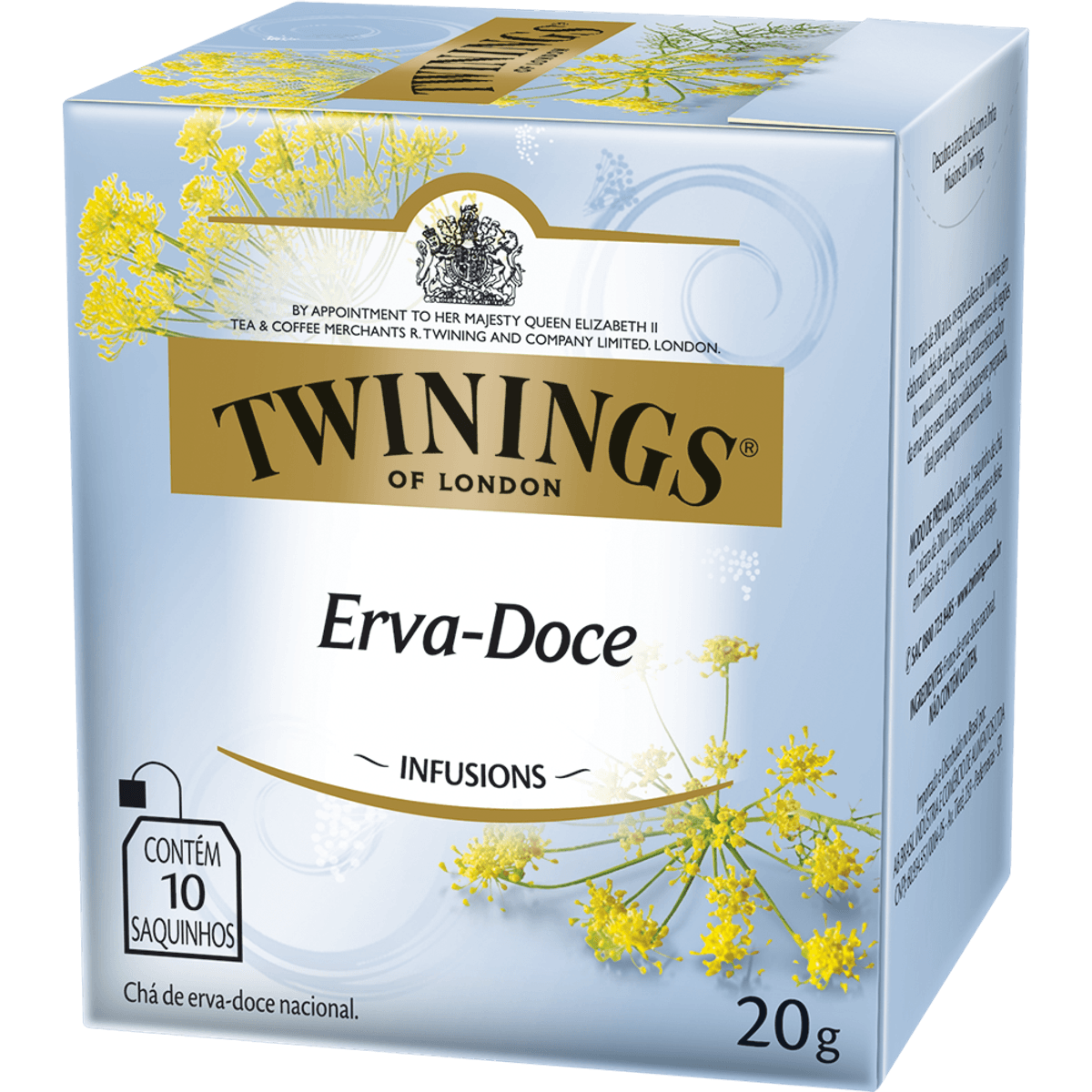Chá de Erva Doce com 10 Sachês 20g Twinings