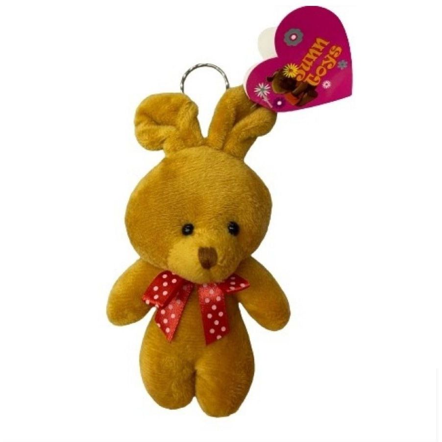 Chaveiro Coelho de Pelucia Cores Sortidas