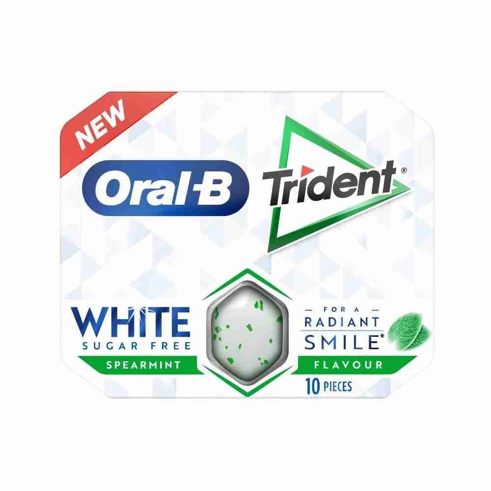 Chiclete Spearmint Trident Oral B 17g