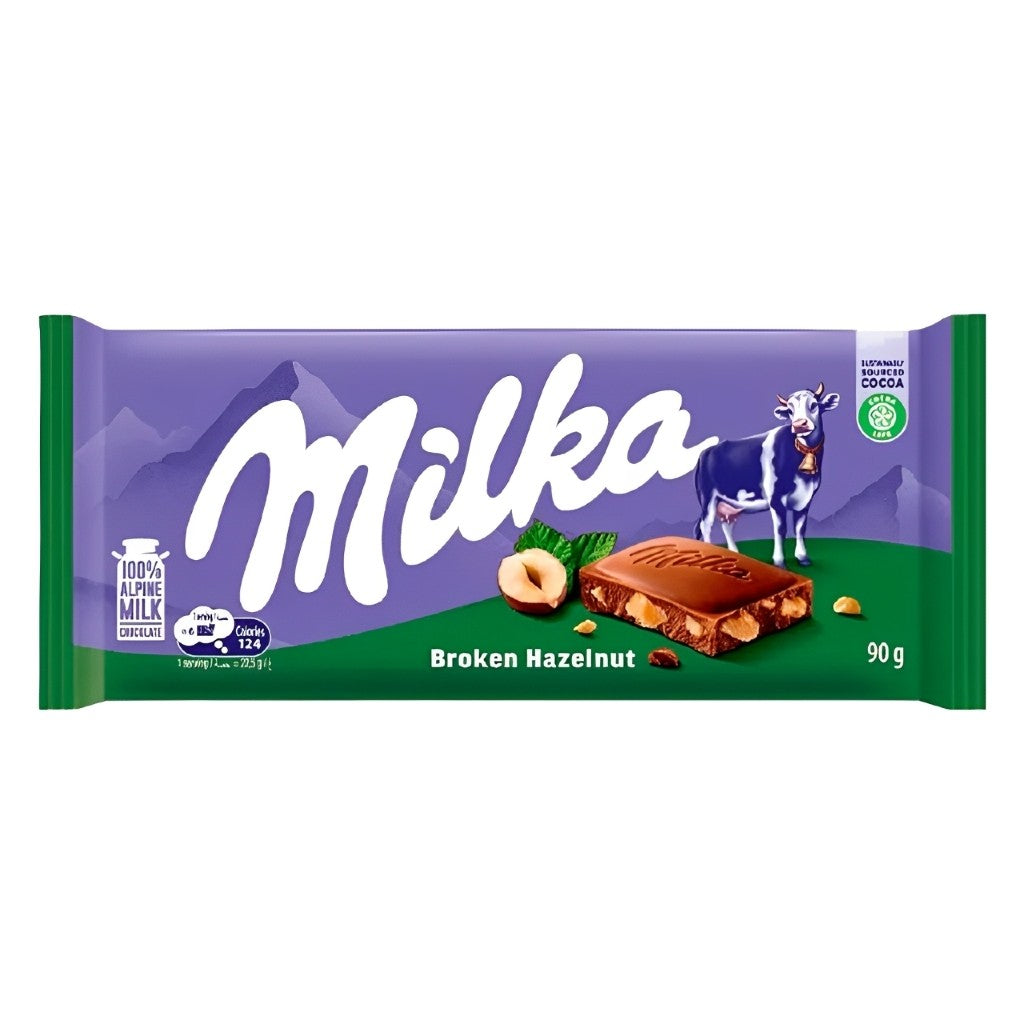 Chocolate ao Leite com Avelãs 90g Milka