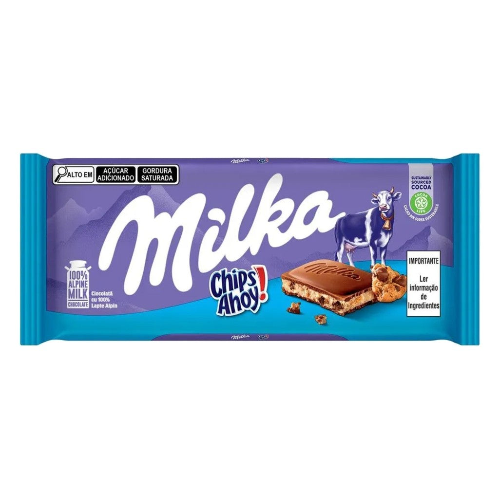 Chocolate ao Leite Chips Ahoy 100g Milka