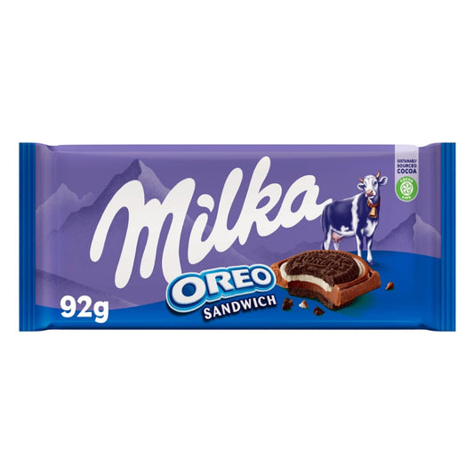 Chocolate ao Leite Oreo Sandwich 92g Milka