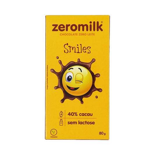 Chocolate Smiles 40% Cacau Sem Lactose 80g