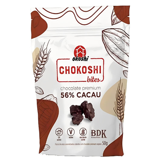 Chokoshi Bites Chocolate Premium 50g Okoshi