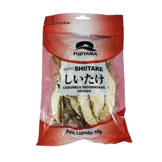 Cogumelo Shiitake Desidratado Fatiado 50g