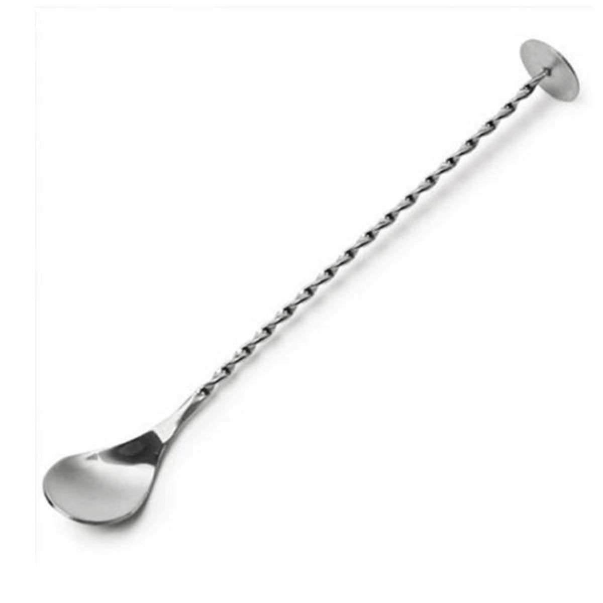 Colher Bailarina Open Bar Em Aco Inox Com Disco Macerador 28cm