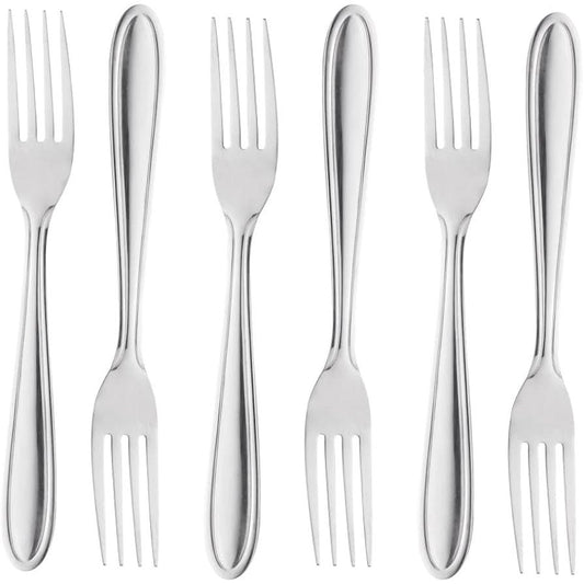 Conjunto 6 Garfos para Mesa Aço Inox Gastro 19cm
