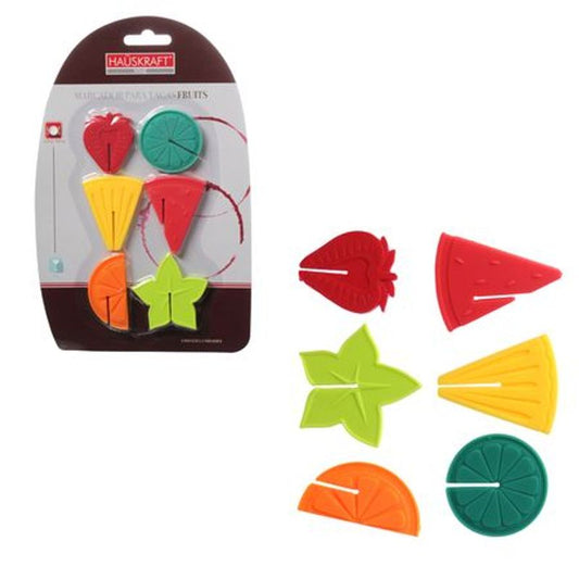 Conjunto 6 Marcadores Taça Fruits