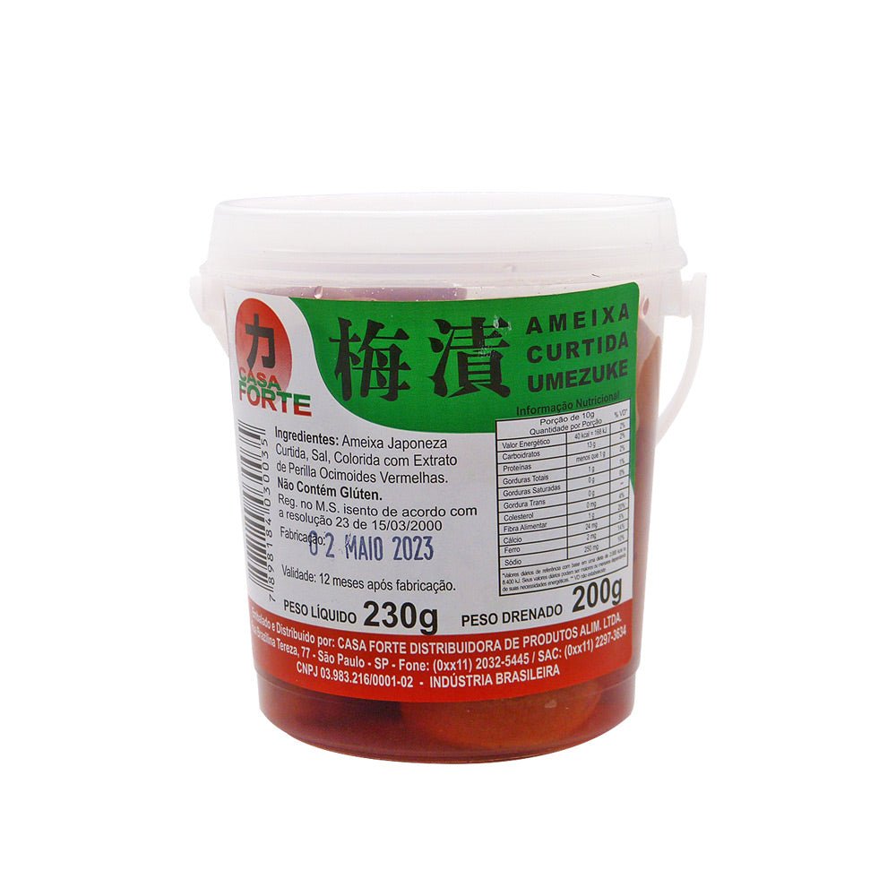 Conserva de Ameixa Curtida Umezuke 200g Casa Forte