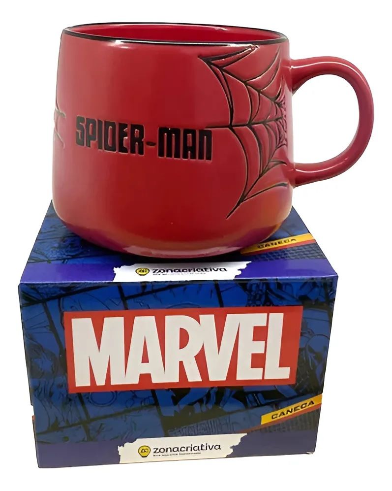 Caneca Moma Spider-Man 500ml Zona Criativa