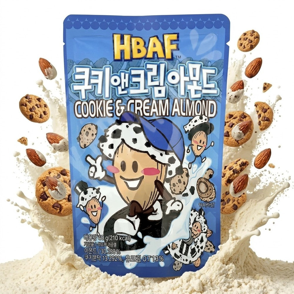 Snack de Amêndoas HBAF Cookie Cream 40g Empório Daruma