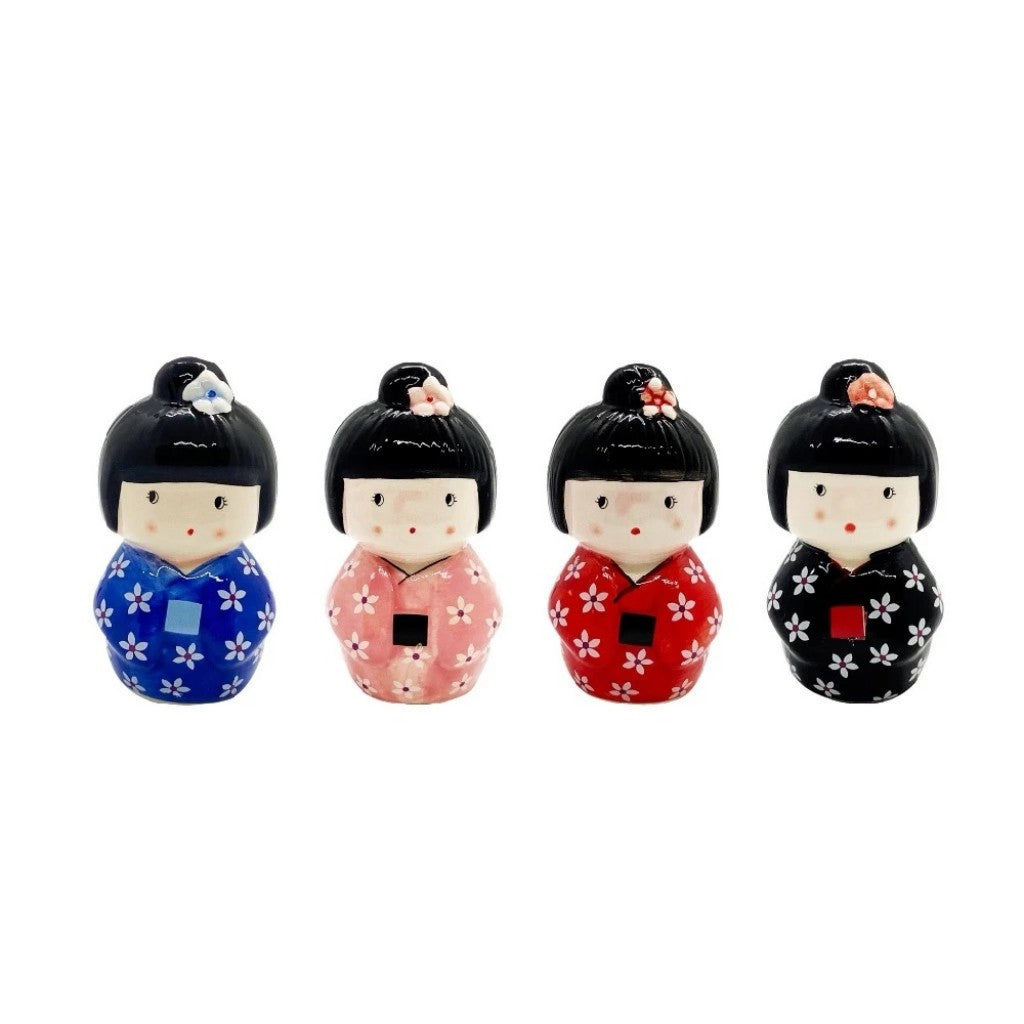 Enfeite de Porcelana Kokeshi Sortida 8,5cm MJAP-08 Martins