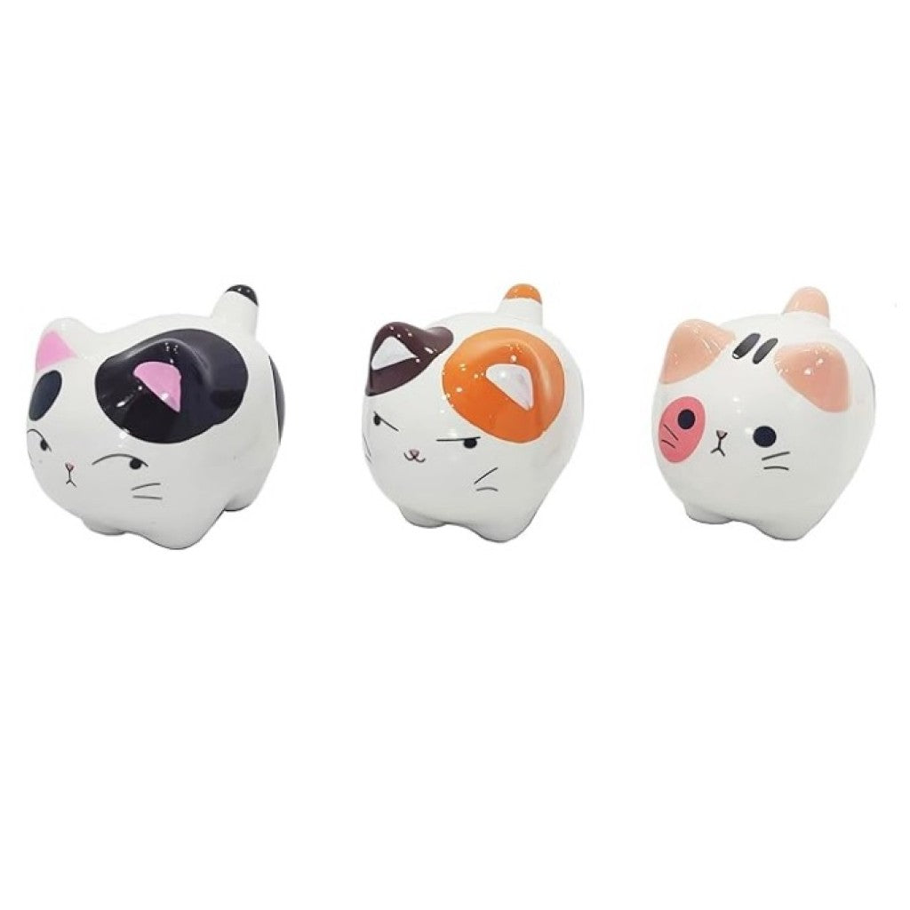 Enfeite Gato de Porcelana Sortido Martins
