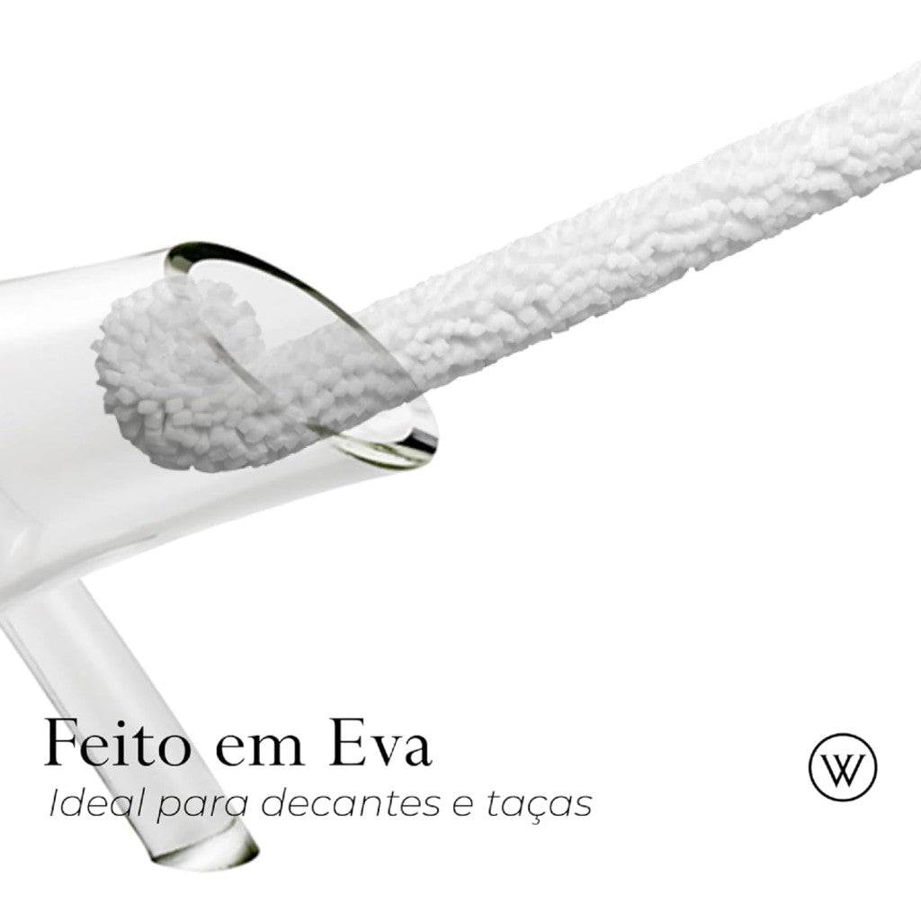 Escova de Eva para Taças e Decanter Wolff