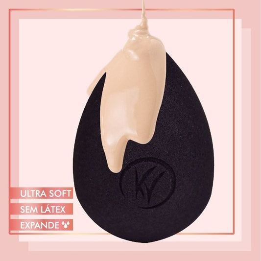 Esponja de Maquiagem Dark com Porta Esponja