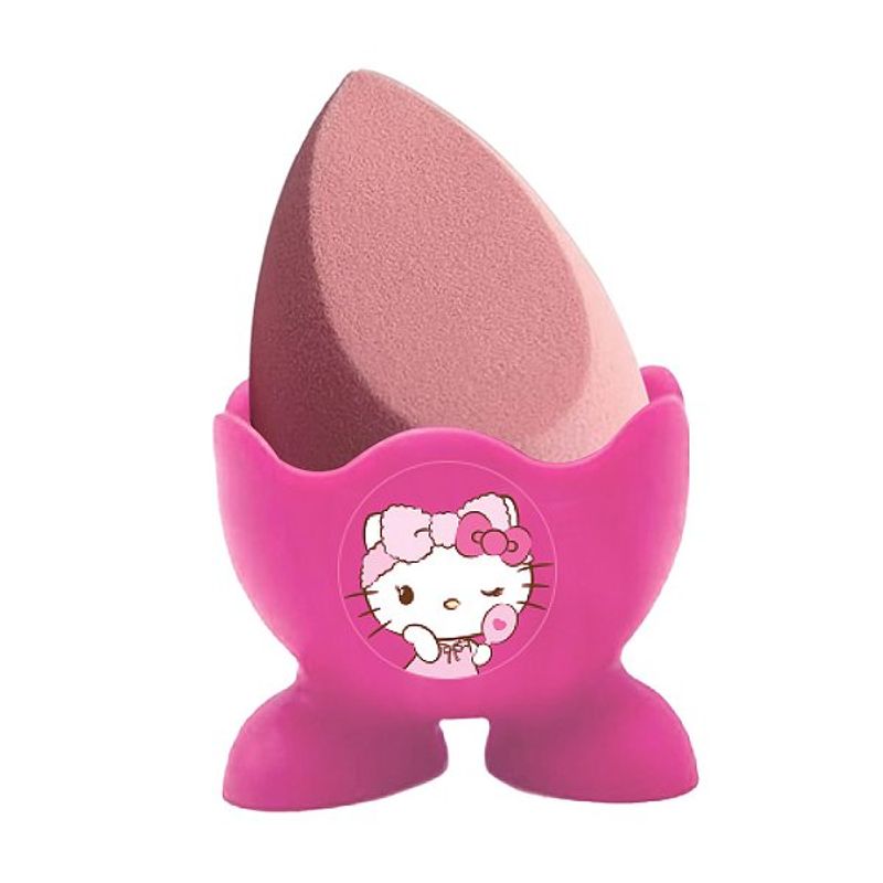Esponja Gota com Suporte Hello Kitty