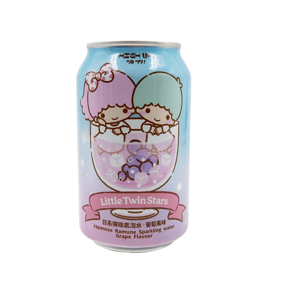 Refrigerante Ramune da Hello Kitty sabor Uva 330ml Sanrio