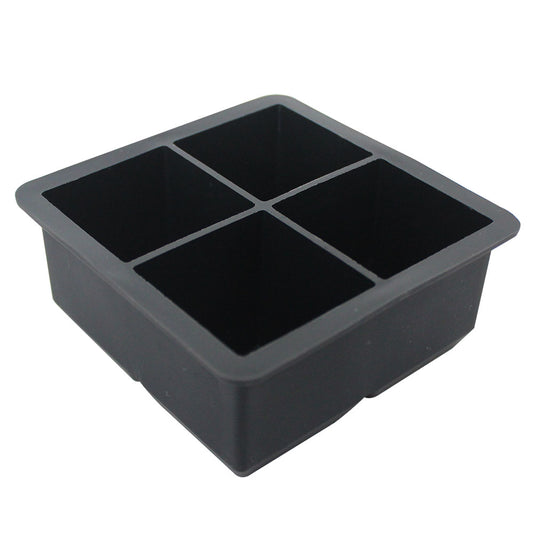 Forma em Silicone para 4 Gelos Quadrados