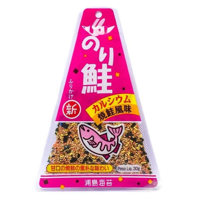 Tempero para Arroz Furikake Alga Marinha Nori e Peixe Salmão 30g Urashima