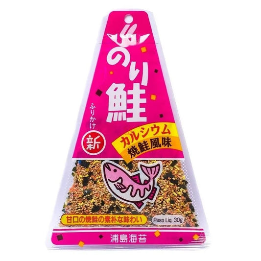 Tempero para Arroz Furikake Alga Marinha Nori e Peixe Salmão 30g Urashima