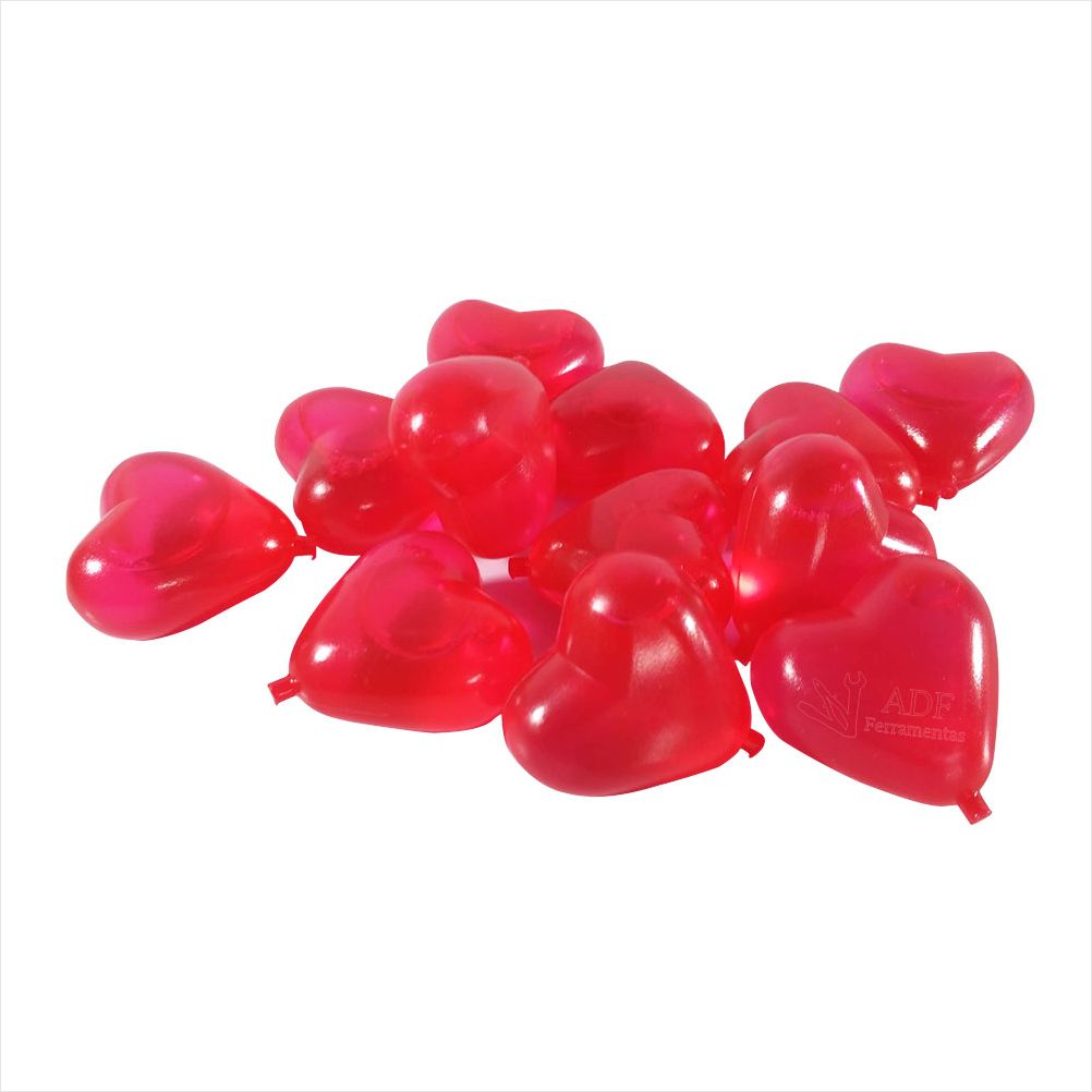 Gelo Reutilizável de Coração com 12un