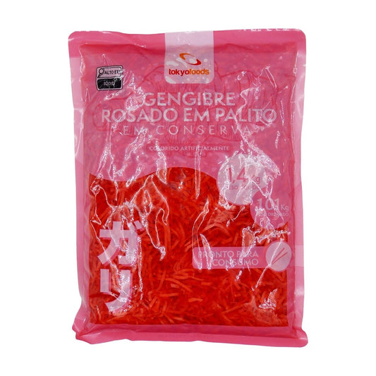 GENGIBRE ROSA PALITO EM CONSERVA 1,4KG TOKYO FOODS